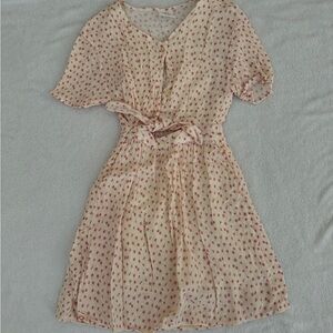 Zara Cream Floral Dress